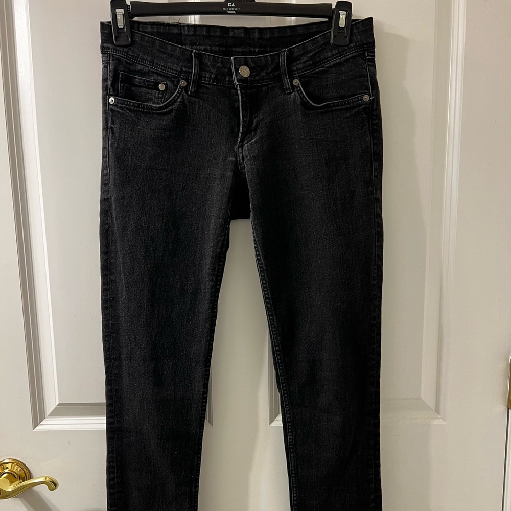 &Denim super skinny super low waist jeans